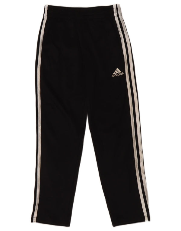 Calças de treino Adidas meninos 7-8 anos preto poliéster