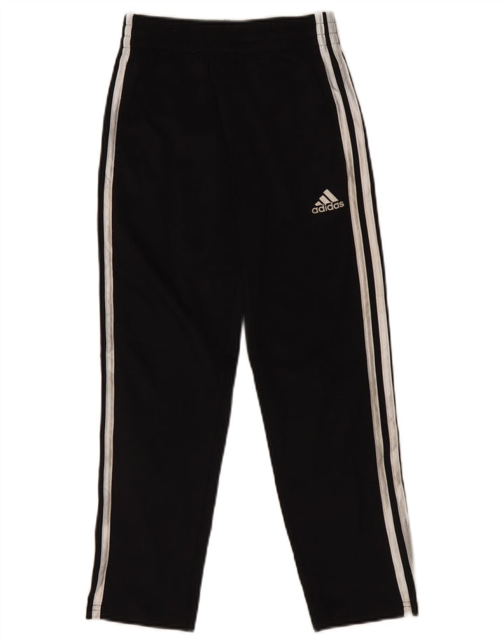 Calças de treino Adidas meninos 7-8 anos preto poliéster