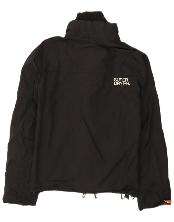 Jaqueta de chuva Superdry Girls Graphic 11-12 anos grande nylon preto