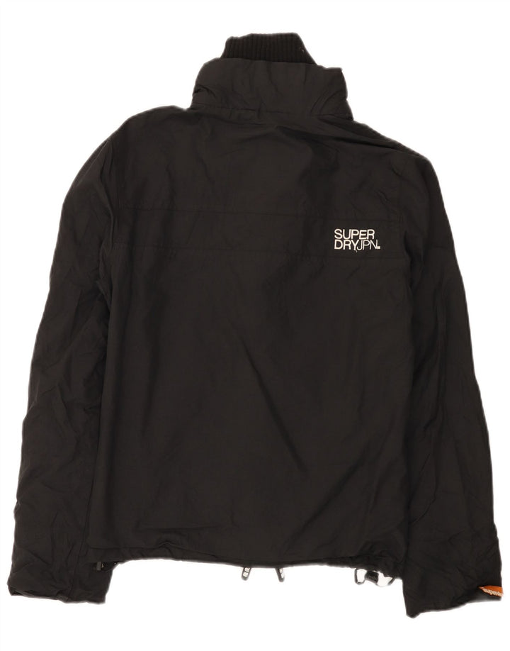Jaqueta de chuva Superdry Girls Graphic 11-12 anos grande nylon preto