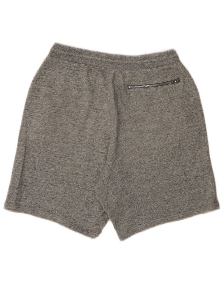Shorts esportivos masculinos Nike grandes algodão manchado cinza