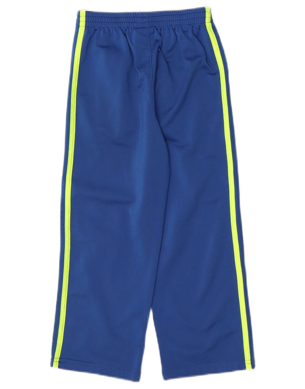 Calças de treino Adidas meninos 4-5 anos azul poliéster