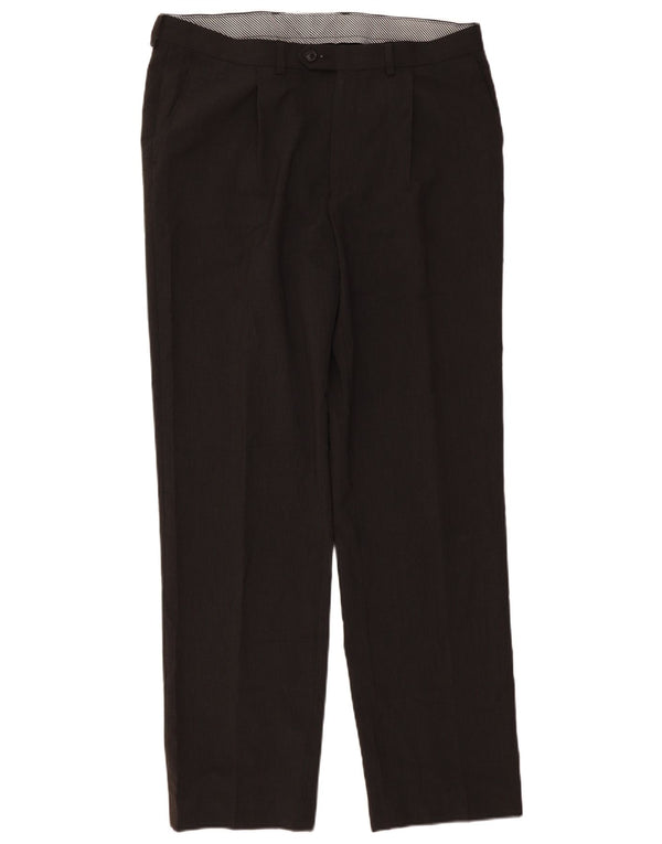 Calça masculina Marks & Spencer Pegged Suit W36 L33 cinza poliéster