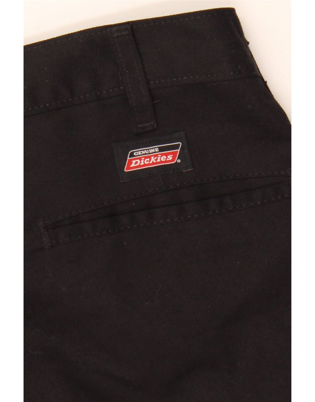 Calças cargo retas masculinas Dickies W32 L32 poliéster preto