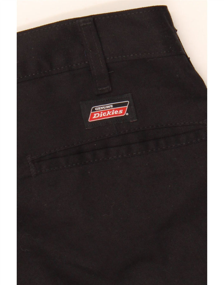 Calças cargo retas masculinas Dickies W32 L32 poliéster preto