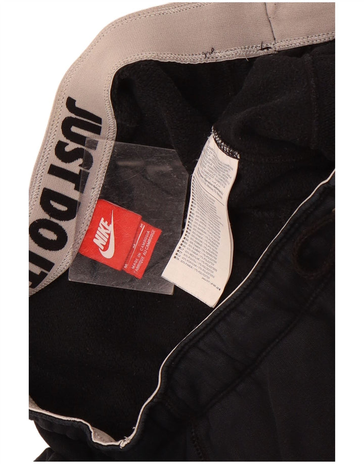 Nike Mens Treino Calças Joggers Médio Algodão Preto