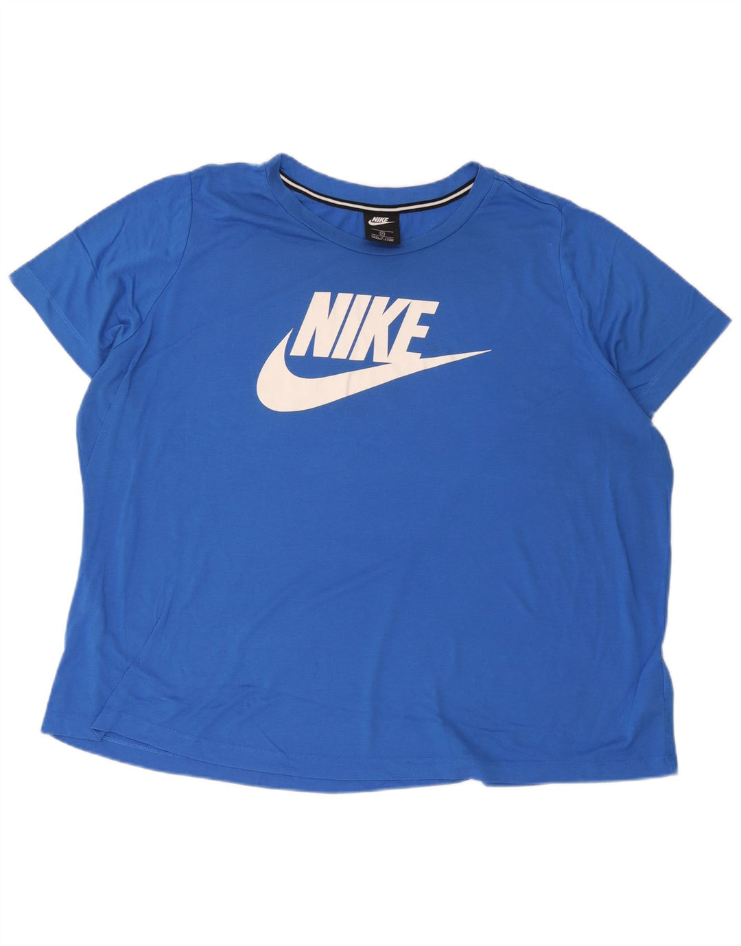 Camiseta Nike Feminina Graphic Top UK 22 3XL Azul Poliéster