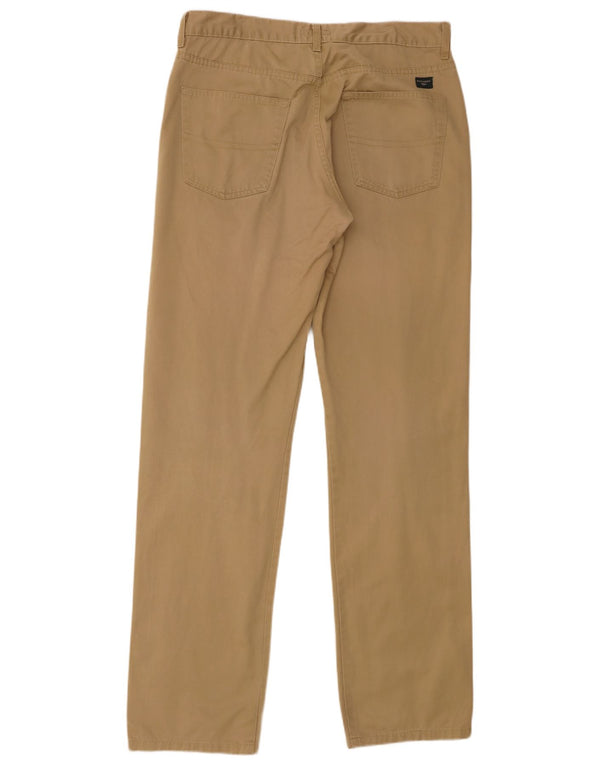 Calça Dockers masculina reta casual W34 L36 algodão bege