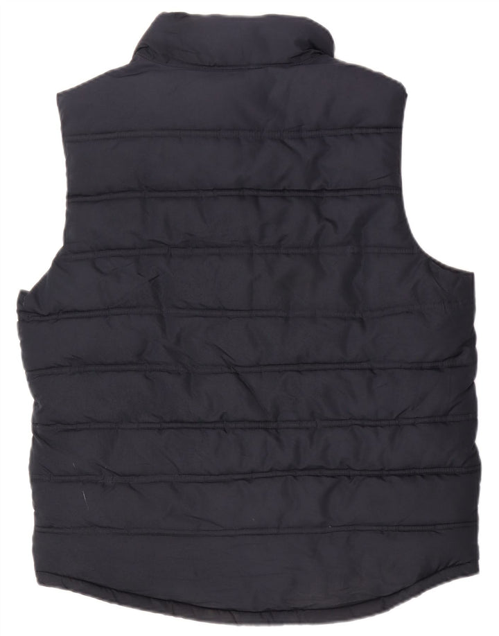 Colete acolchoado masculino Gap UK 36 pequeno poliéster azul marinho