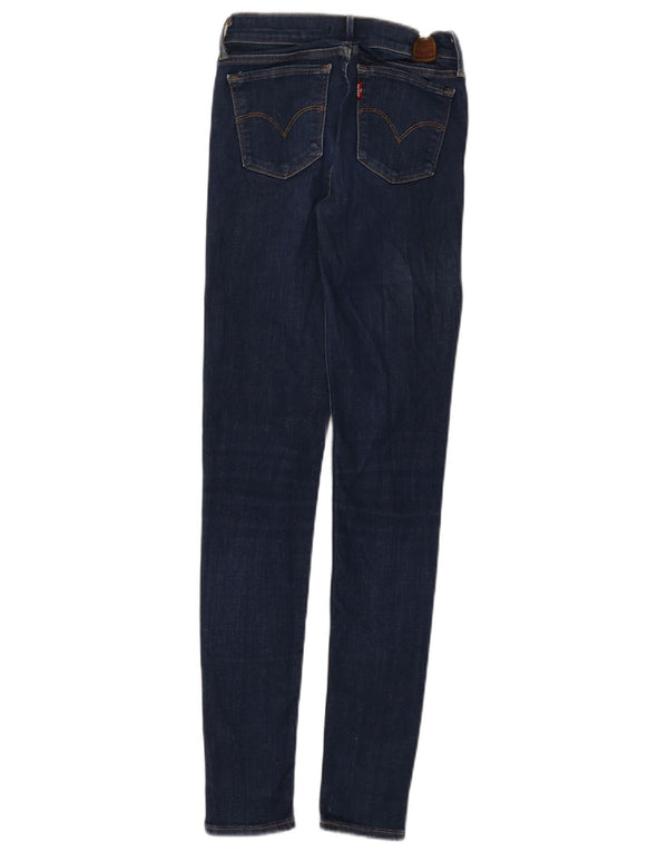 Jeans skinny feminino Levi's W26 L32 algodão azul marinho