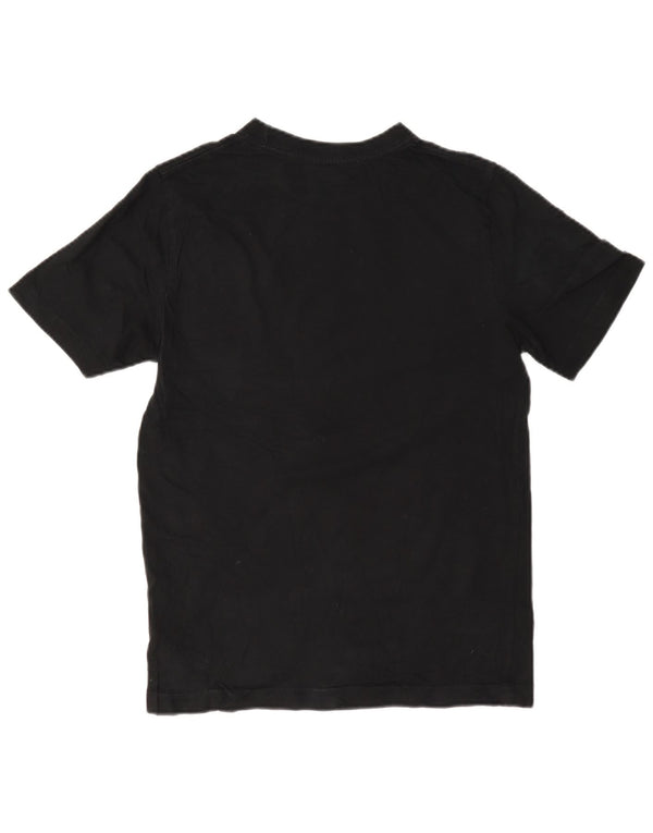 Camiseta gráfica Hurley Boys 12-13 anos algodão preto