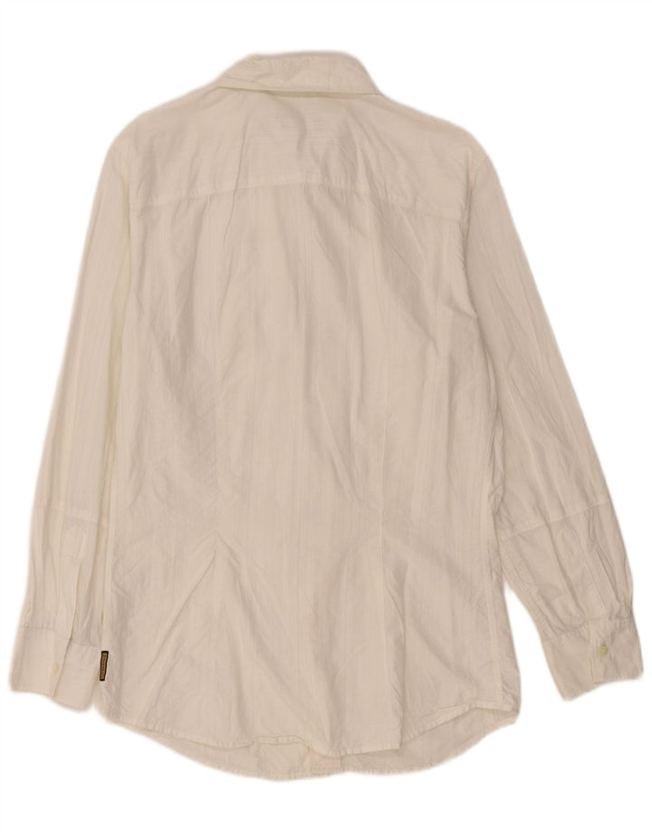 Camisa masculina ARMANI JEANS de algodão branco médio