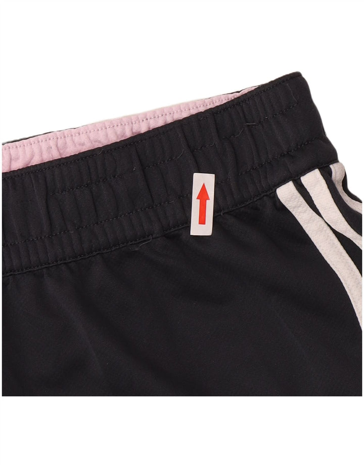 Shorts esportivos femininos Adidas UK 16 grande poliéster azul marinho