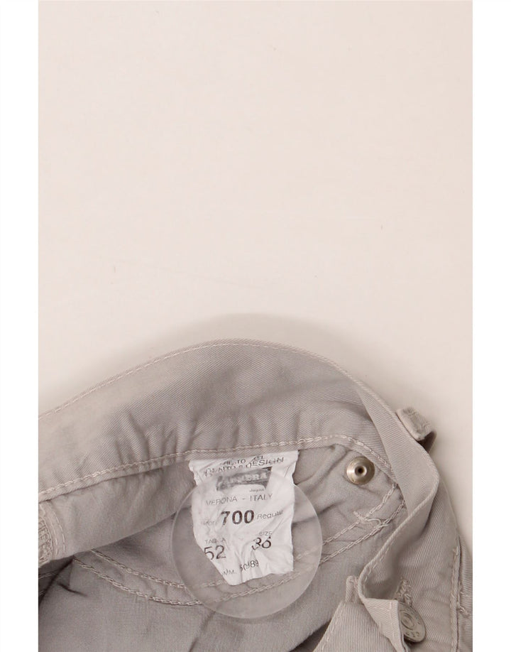 CARRERA Mens 700 Straight Casual Trousers W36 L35 Grey Cotton Vintage Carrera and Second-Hand Carrera from Messina Hembry 
