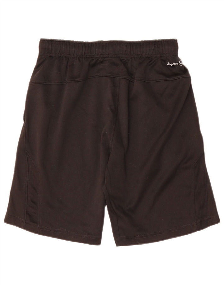 Shorts esportivos masculinos RUSSELL ATLÉTICOS pequenos de poliéster preto