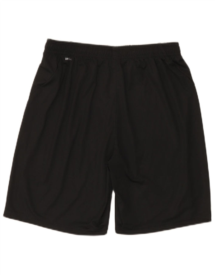 Shorts esportivos masculinos PUMA poliéster preto médio