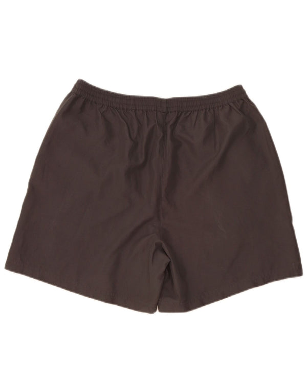 Fila Mens Graphic Sport Shorts Grande Cinza Colourblock Poliéster