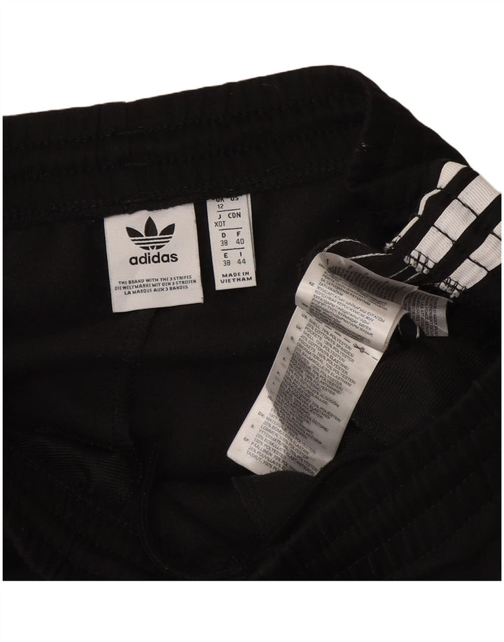 Calça de treino feminina Adidas UK 12 poliéster preto médio