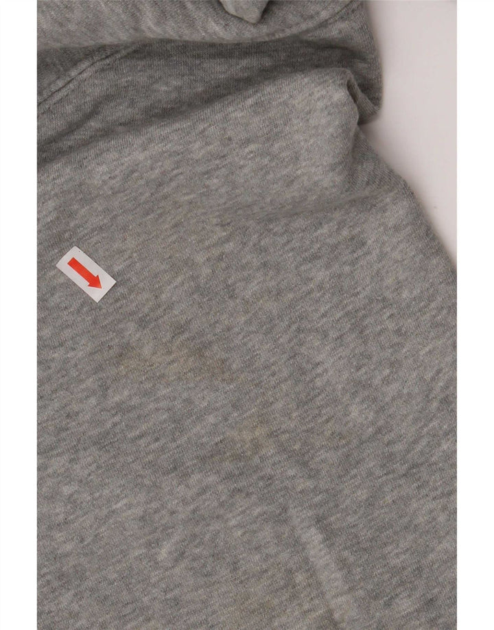 Jumper com capuz masculino Nike grande algodão cinza