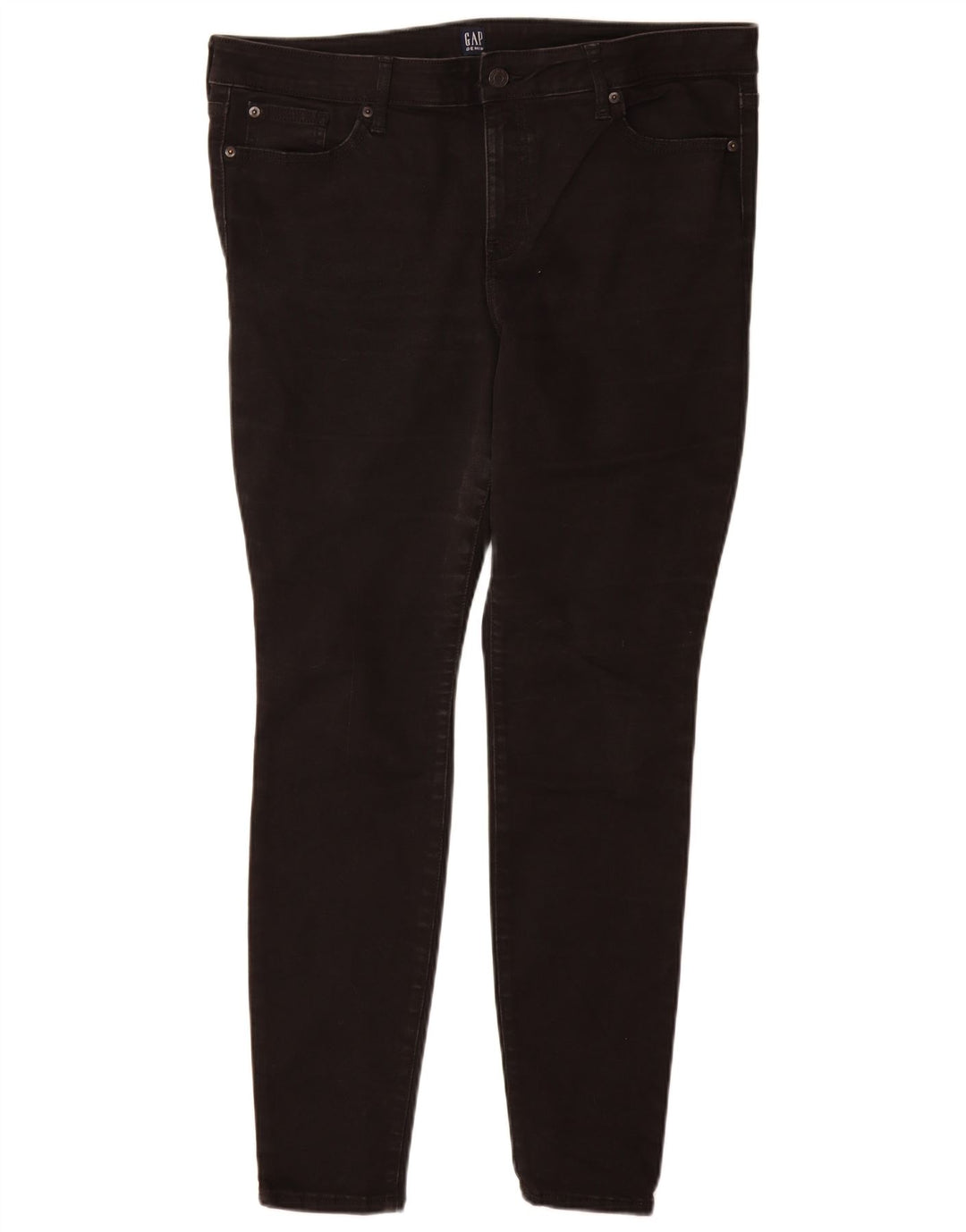 Calça jeans skinny feminina Gap Regular Fit W33 L29 preta
