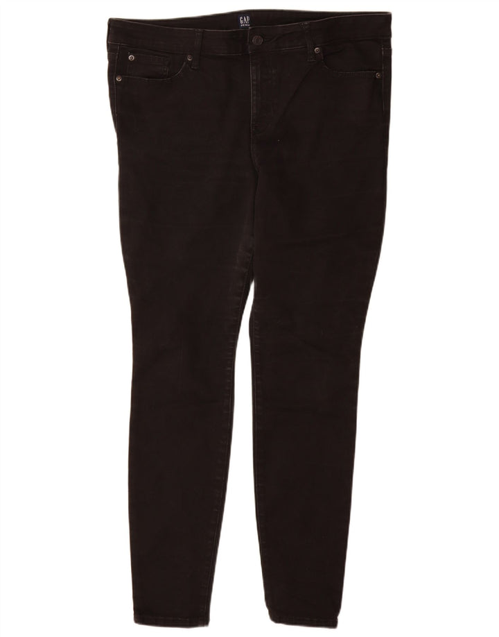 Calça jeans skinny feminina Gap Regular Fit W33 L29 preta
