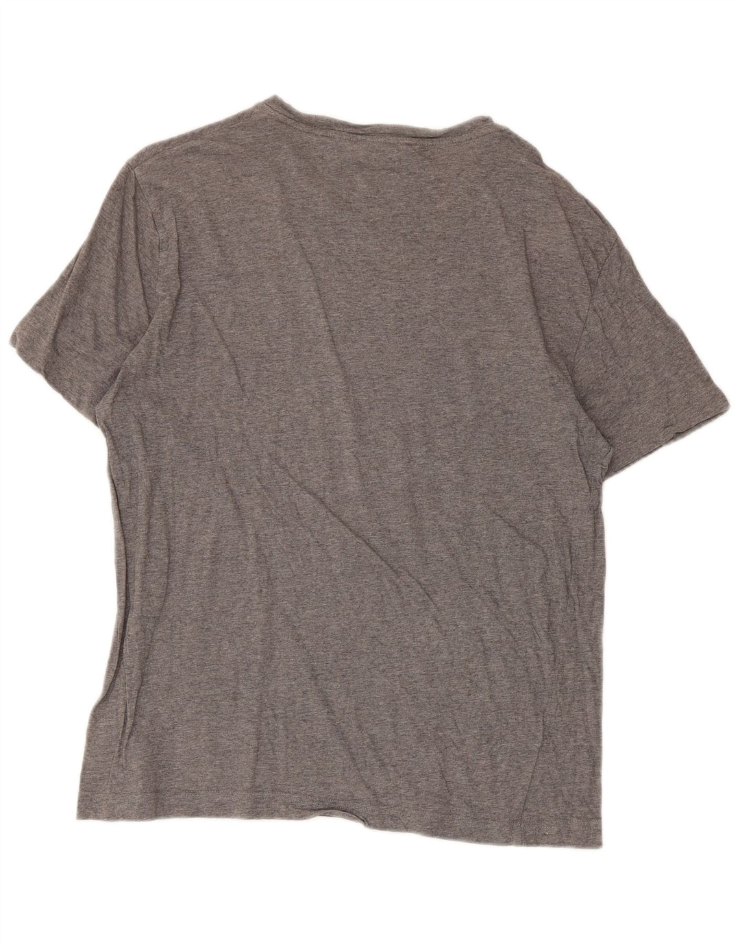 Camiseta masculina Calvin Klein grande algodão cinza