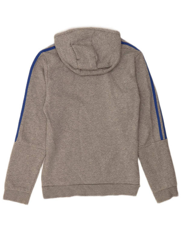 Adidas masculino moletom com capuz pequeno algodão manchado cinza
