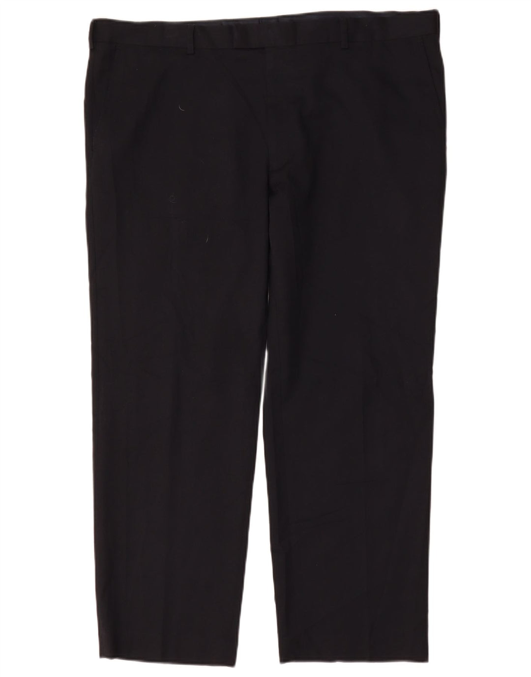 Calça masculina reta regular Marks & Spencer W42 L29 azul marinho