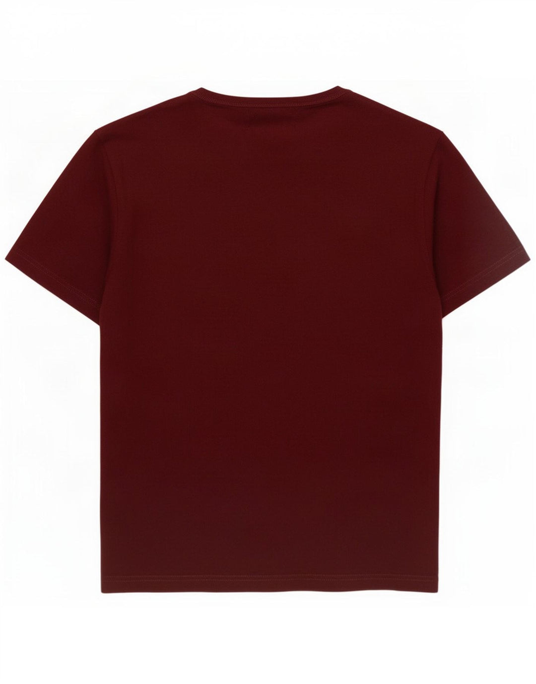 Camiseta masculina Penguin Top pequeno algodão Borgonha