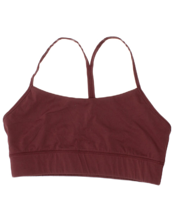 Sutiã esportivo feminino Lululemon Top grande esportivo Borgonha