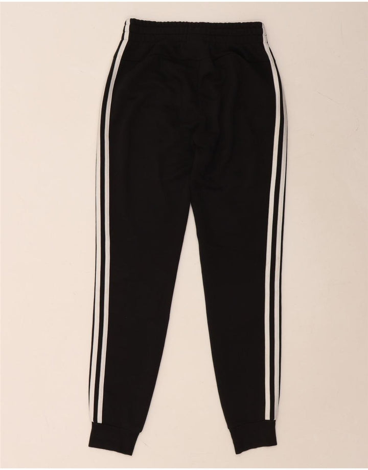 ADIDAS Calças de treino femininas Joggers UK 4/6 XS Preto Algodão