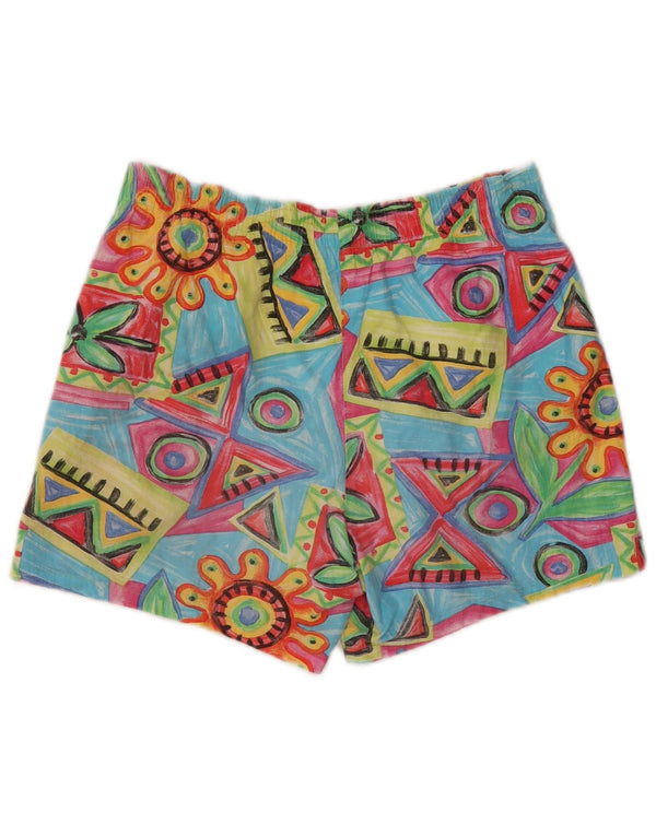 Sergio Tacchini Mens Sport Shorts IT 48 Médio Multicolorido Geométrico