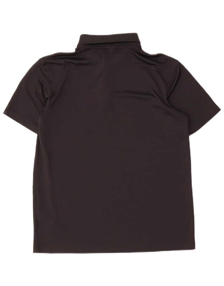 Camisa polo gráfica masculina Nike médio preto poliéster