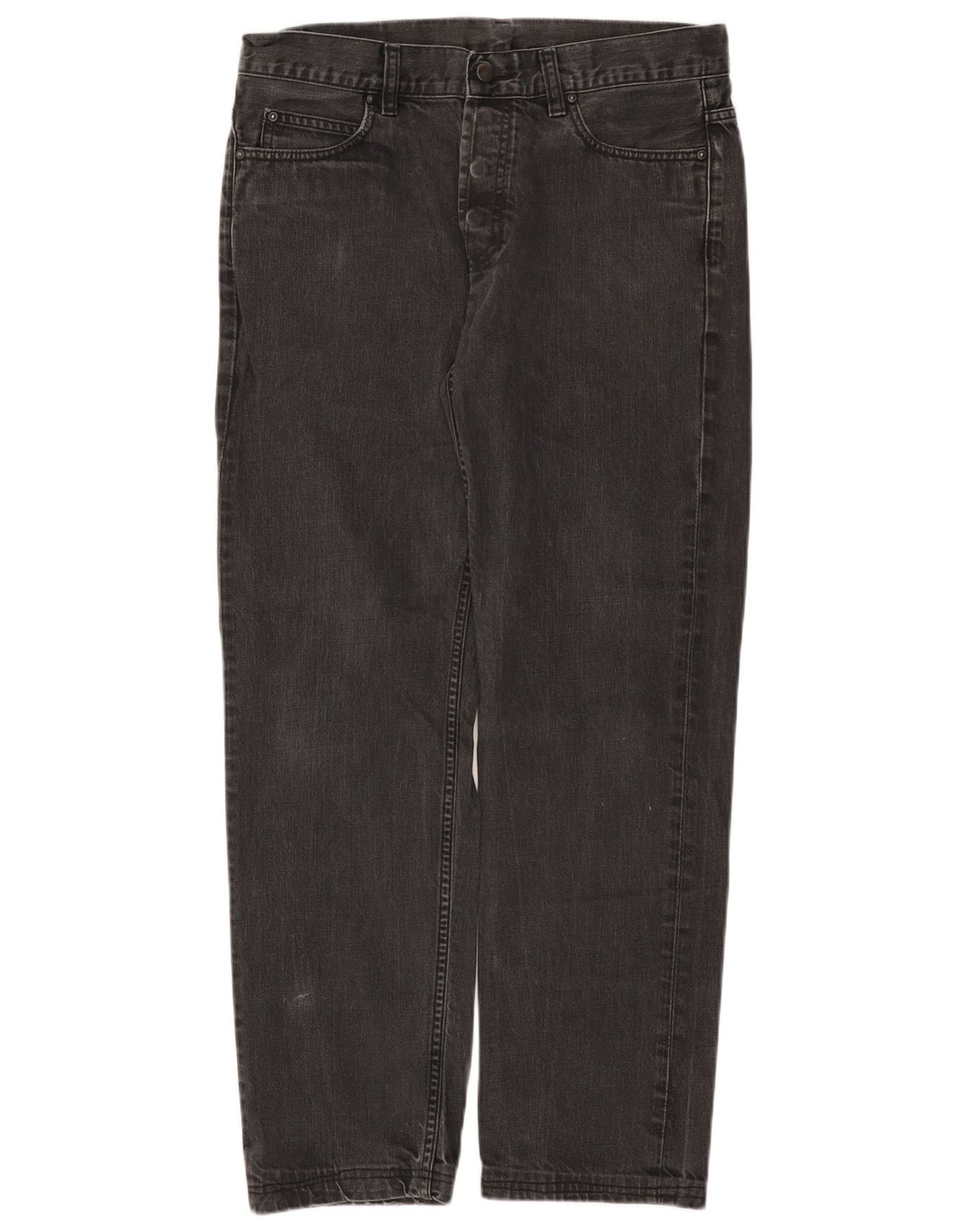 Carhartt Mens Straight Jeans W31 L28 Algodão Cinza