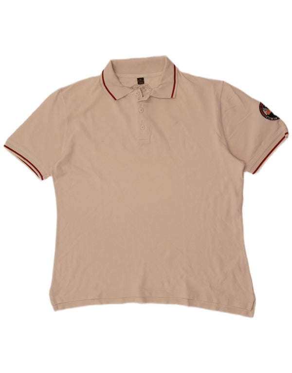 Camisa polo masculina Napapijri XL bege listrada