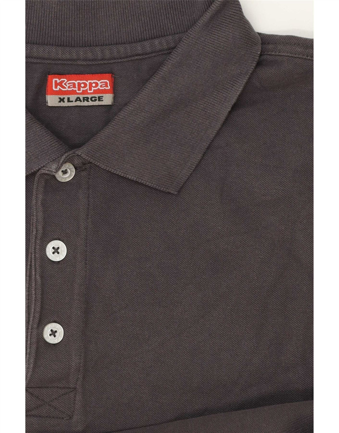 Camisa polo masculina Kappa XL cinza algodão