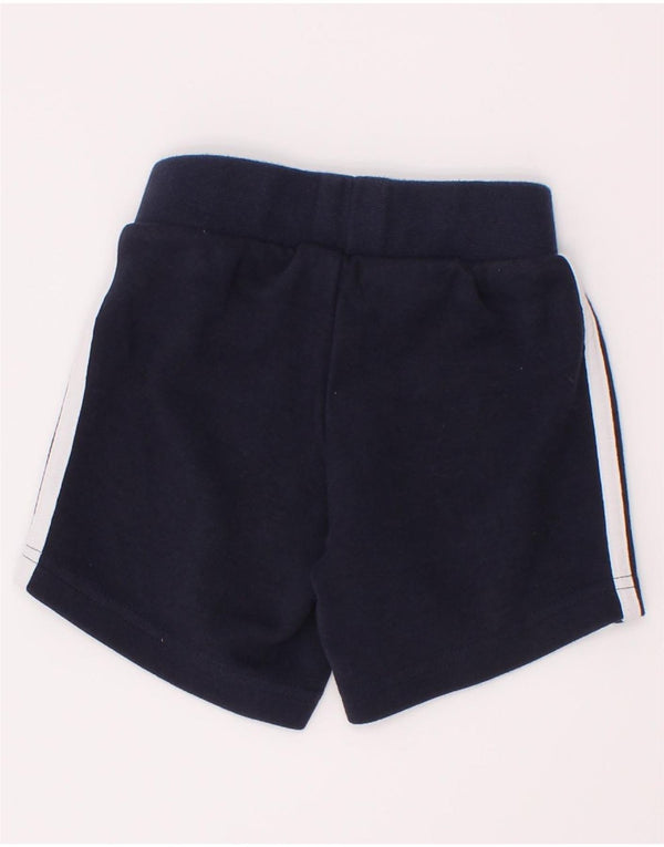 Shorts esportivos Adidas para meninos de 9 a 12 meses algodão azul marinho