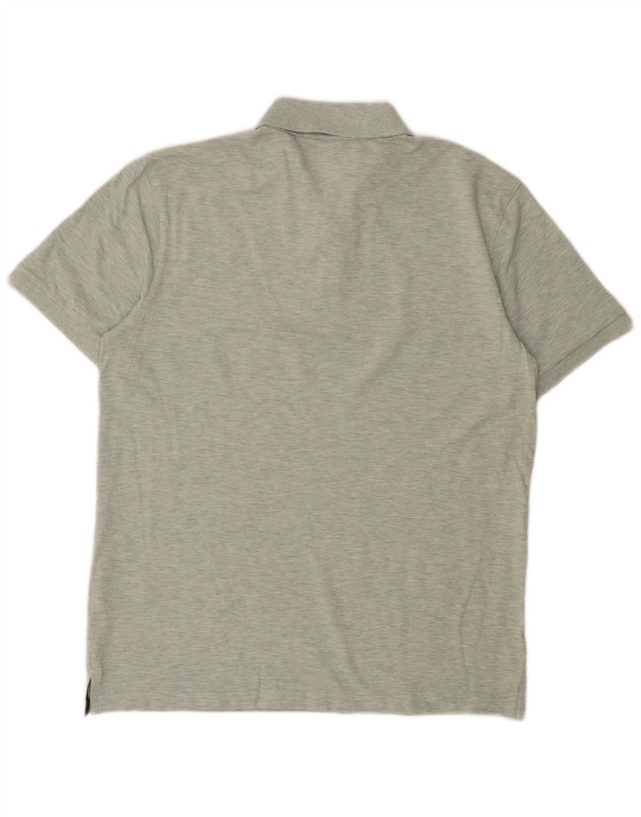 Camisa polo masculina Hugo Boss Regular Fit grande algodão verde