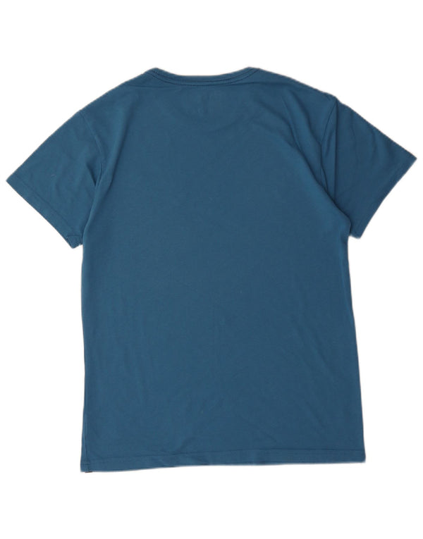Camiseta masculina Hurley Premium Fit gráfica de algodão azul médio