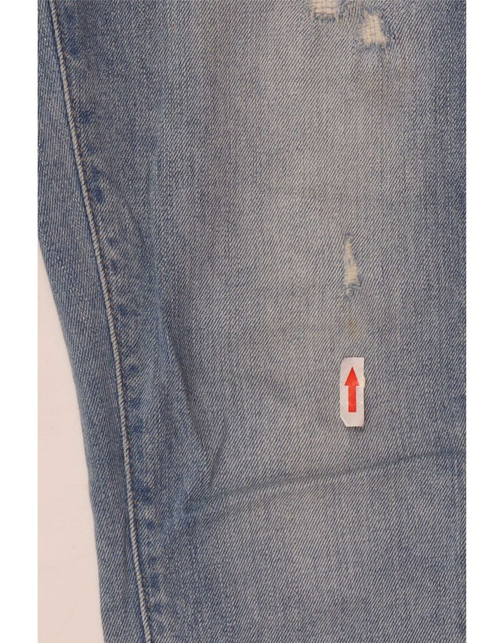 Calça jeans feminina Levi's 711 Distressed Slim W27 L28 azul algodão