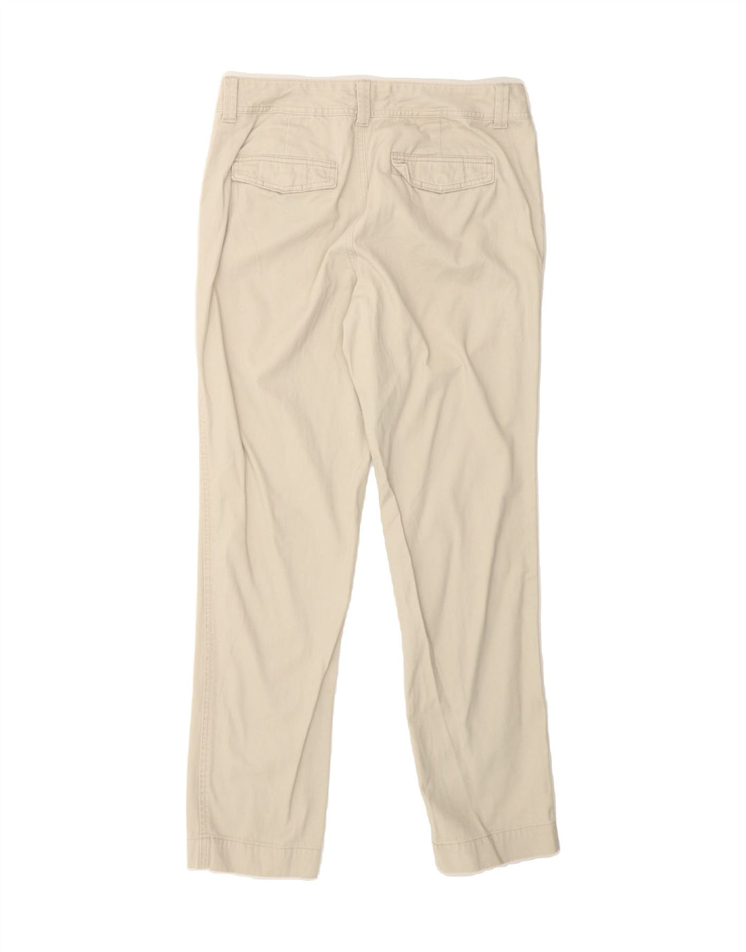 EDDIE BAUER Womens Slim Chino Trousers US 6 Medium W32 L31 Beige Cotton Vintage Eddie Bauer and Second-Hand Eddie Bauer from Messina Hembry 
