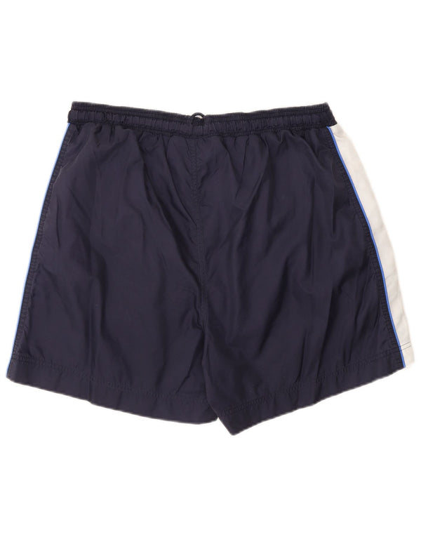Shorts esportivos masculinos Puma Graphic médio azul marinho colorblock nylon esportivo