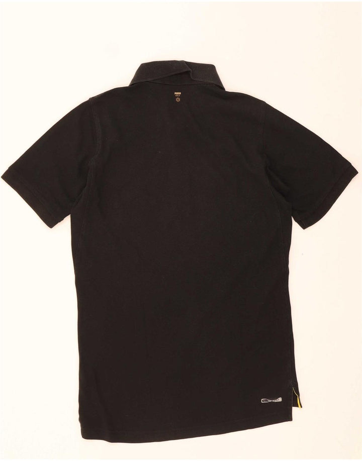Camisa polo masculina PUMA pequena preta