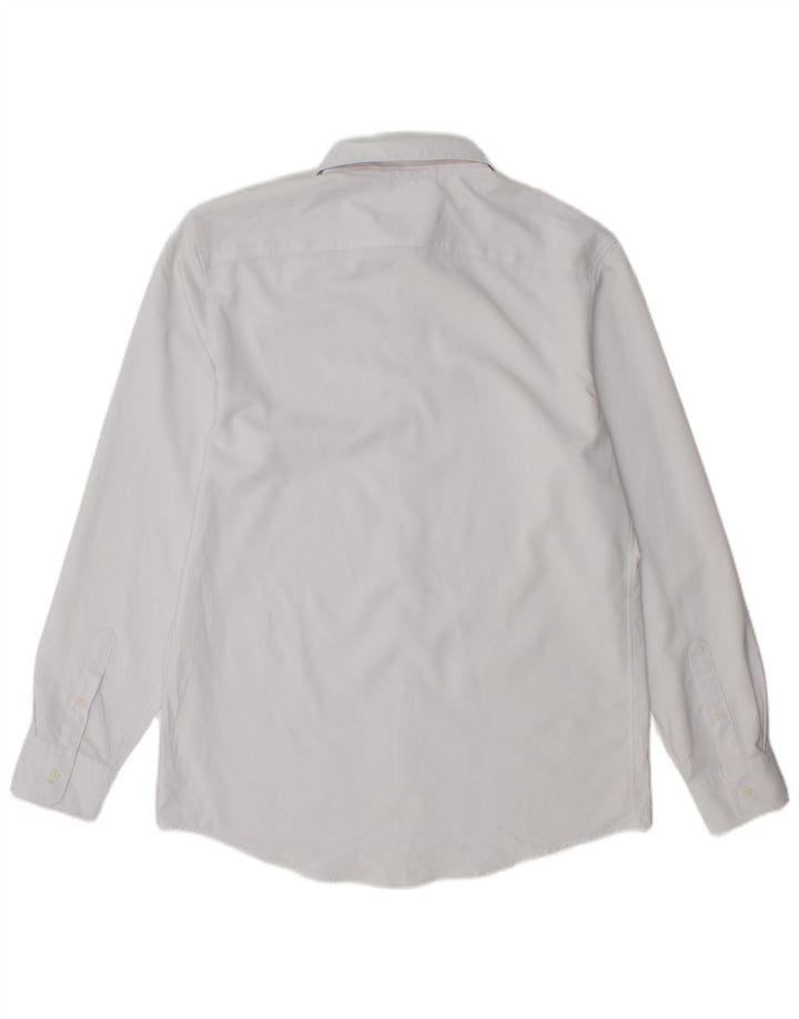 Camisa masculina Zara grande poliéster branco