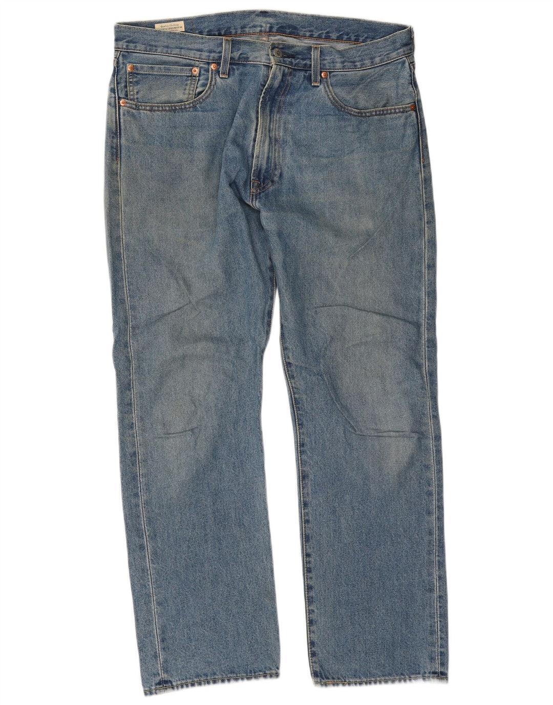 Levi's Masculino 551 Straight Jeans W34 L30 Azul Algodão