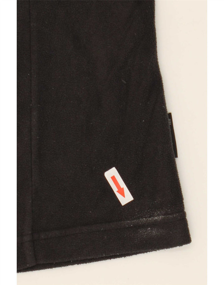 Jaqueta de lã feminina Jack Wolfskin Reino Unido 14/16 grande poliéster preto