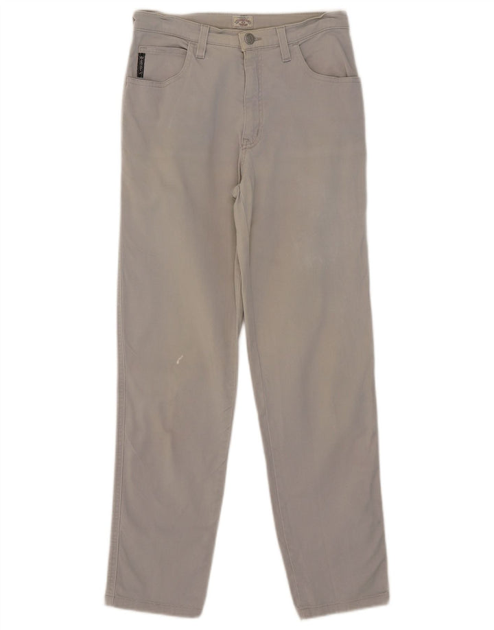 Calça feminina casual slim Armani W26 L27 cinza