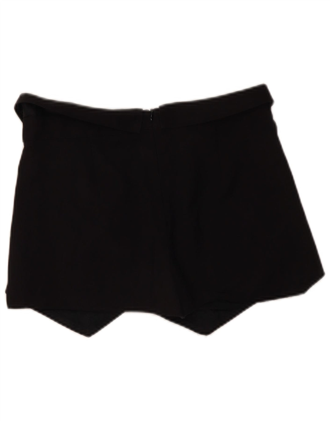 ZARA Womens Skort UK 8 Pequeno Acetato Preto