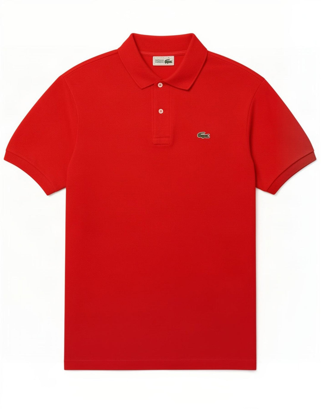 Camisa polo masculina Lacoste tamanho 4 médio vermelho