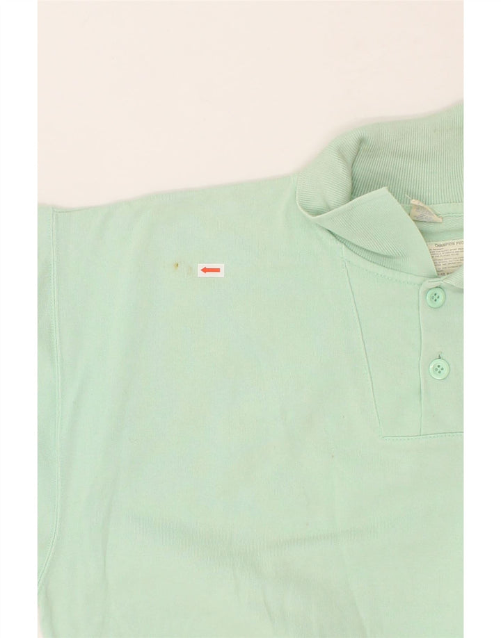 CHAMPION Mens Polo Shirt Large Green Cotton Vintage Champion and Second-Hand Champion from Messina Hembry 